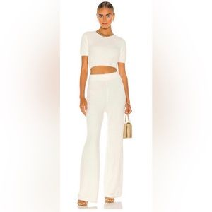 Amanda Uprichard Charlett Cozy Pant/Top! Never worn!